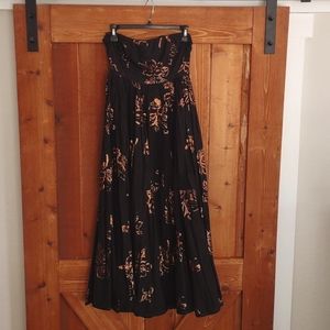Free People, XS, strapless dress, peep hole back
